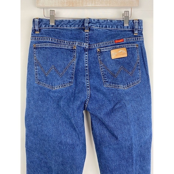 Wrangler Vintage‎ Women's Cowboy Cut High Rise Slim Straight Leg Jeans - 11x34 - Picture 7 of 11